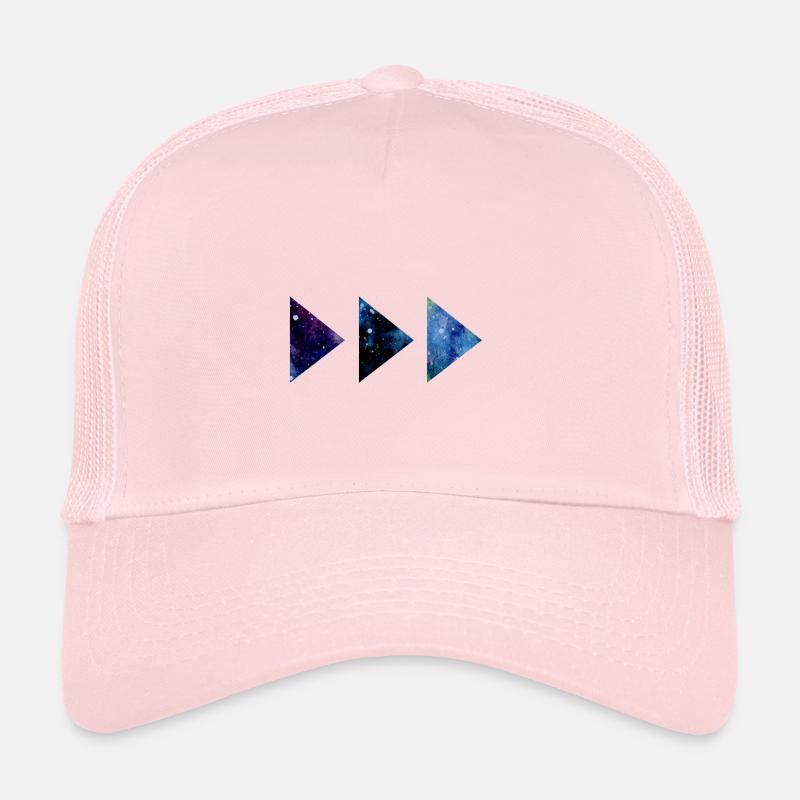 SPACE TRIANGLE - Trucker Cap - Hellrosa