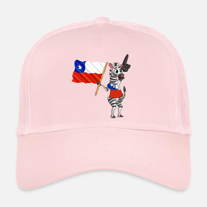 Chilene Zebra - Trucker Cap - Hellrosa