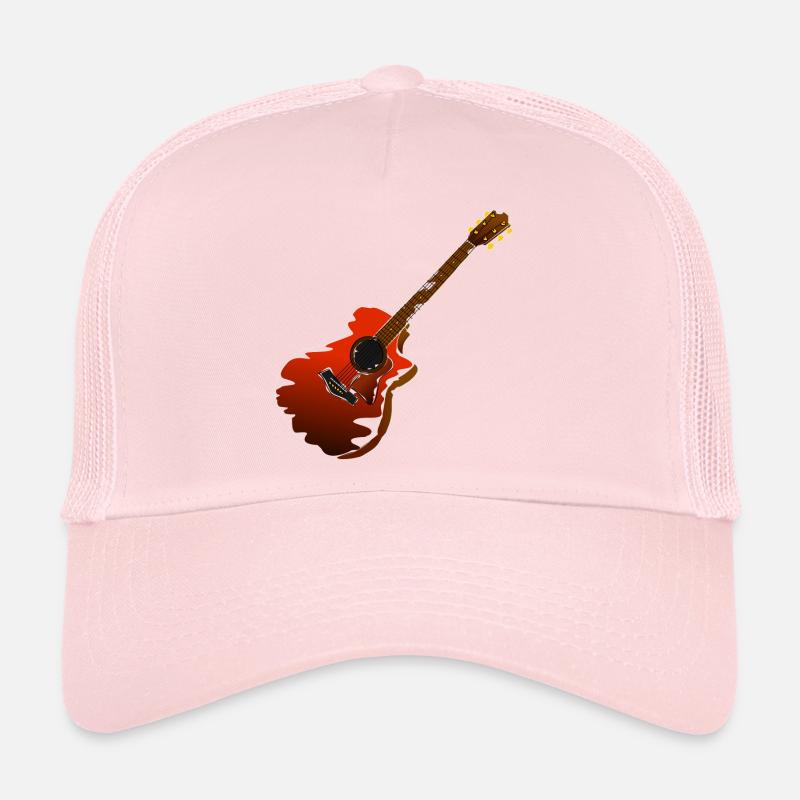 Musiker Gitarre Trucker Cap