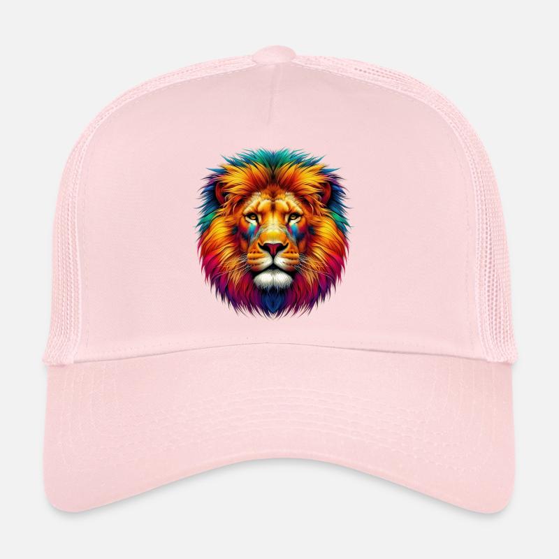 Löwe - Trucker Cap - Hellrosa