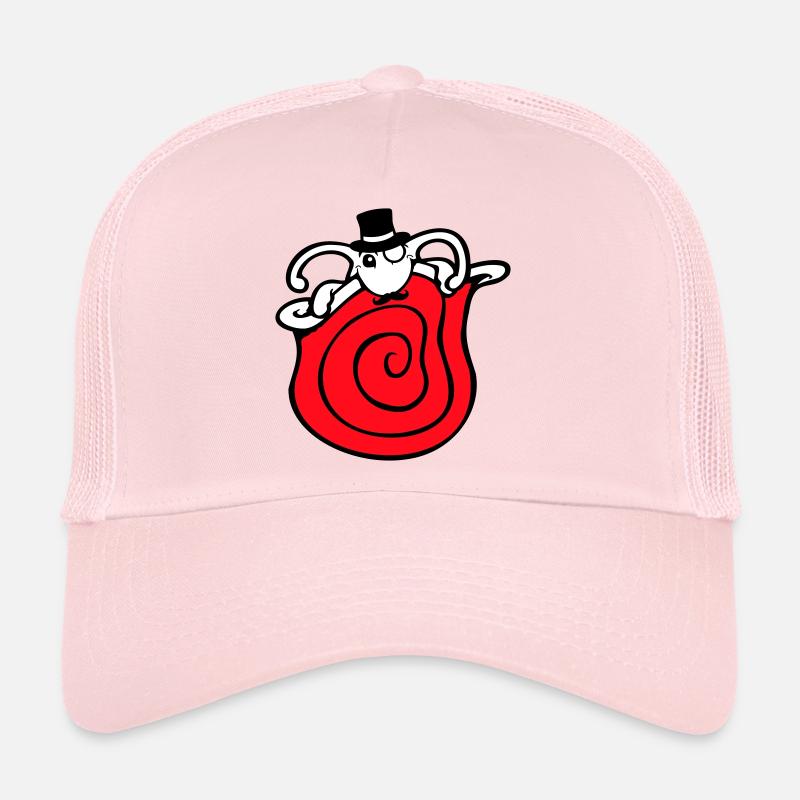 M. Escargot Sir Cylindre Monocle Riche Riche Casquette trucker 