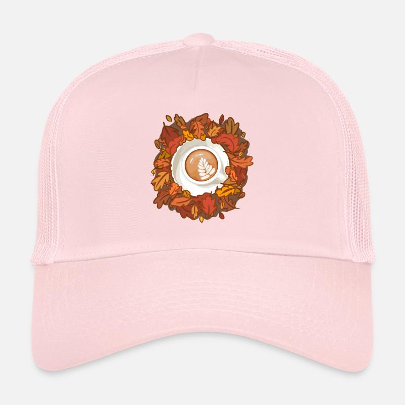 Leaves are Falling, Coffee is Calling - Trucker Cap - Hellrosa