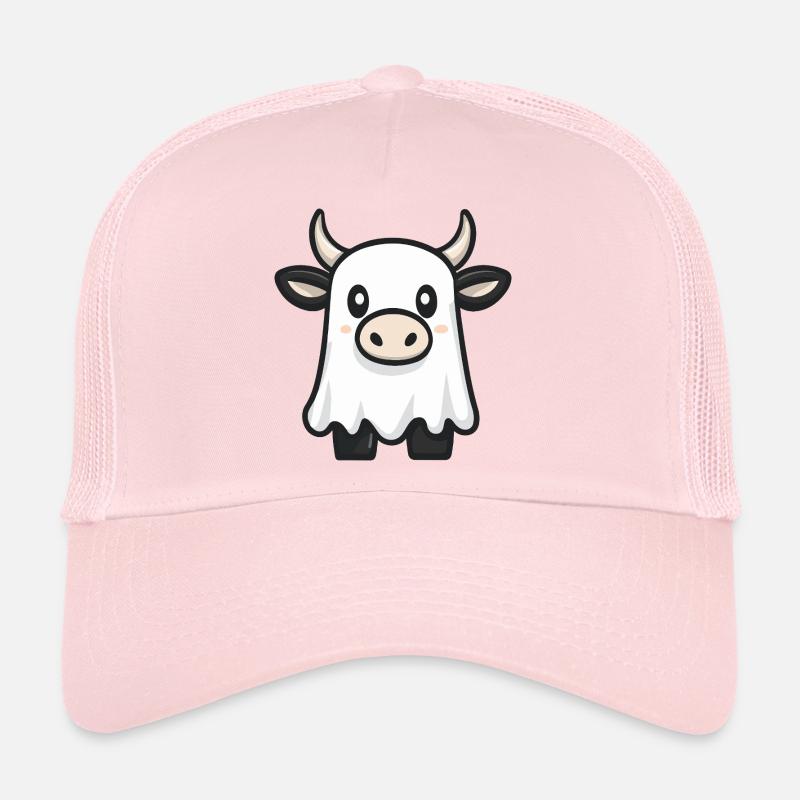 Vache Halloween fantôme Casquette trucker 