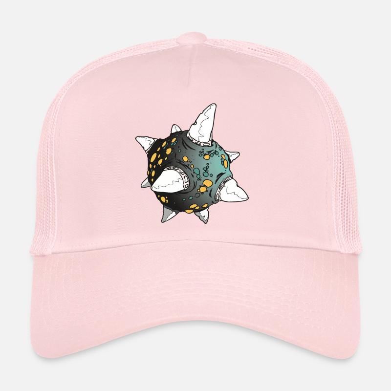Planète - Casquette trucker  - rose pâle