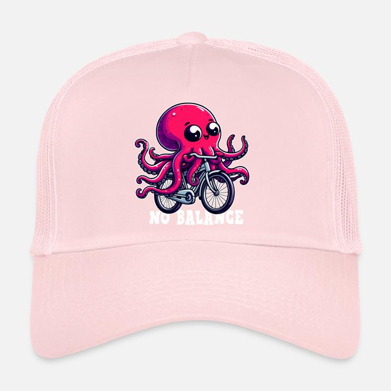 Pieuvre Cycliste No Balance Casquette trucker 