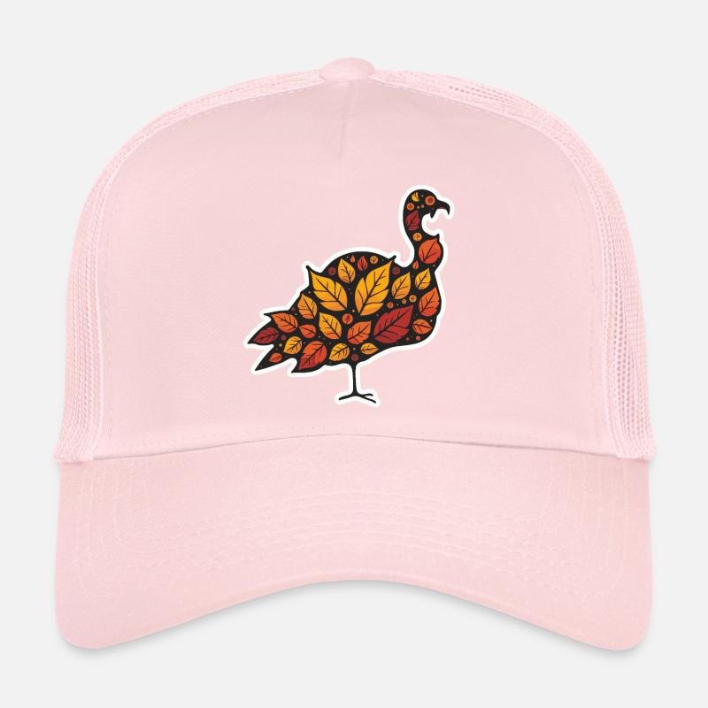 Autumn Leaf Turkey Trucker Cap
