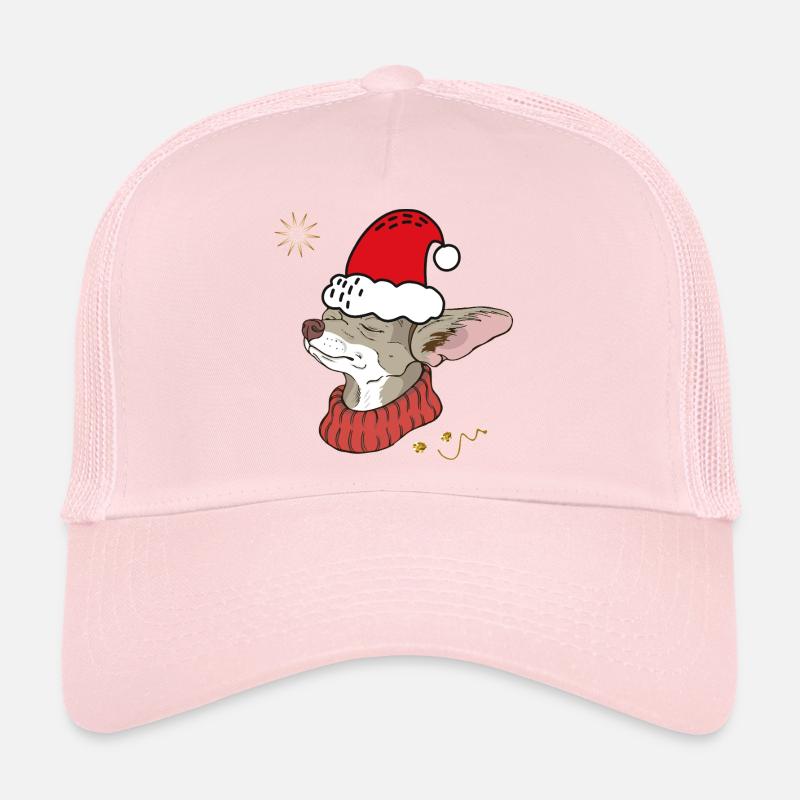 Ugly Christmas Elch - Trucker Cap - Hellrosa