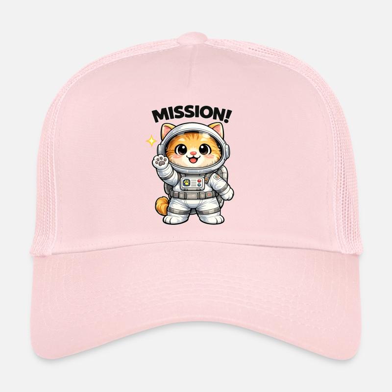 Mission Cat Astronaut Trucker Cap