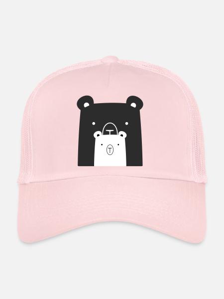 Bear Bear Polar Bear Brown Bear I Gift Idea - Trucker Cap - pale pink - Front