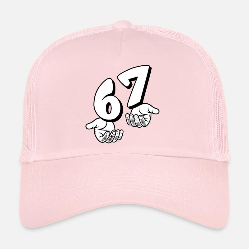 67 Six Seven - Trucker Cap - pale pink
