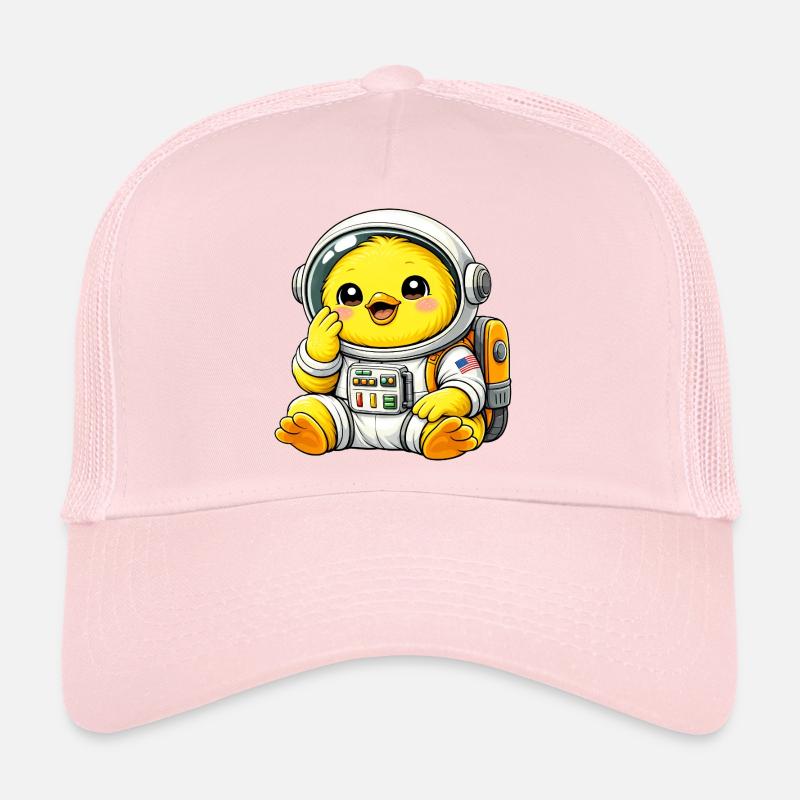 Poulet mignon, Astronaute, Exploratrice de l’Espace Casquette trucker 