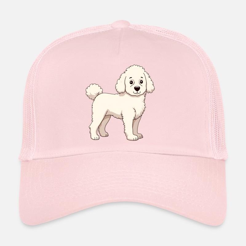 Weisser Pudel Trucker Cap