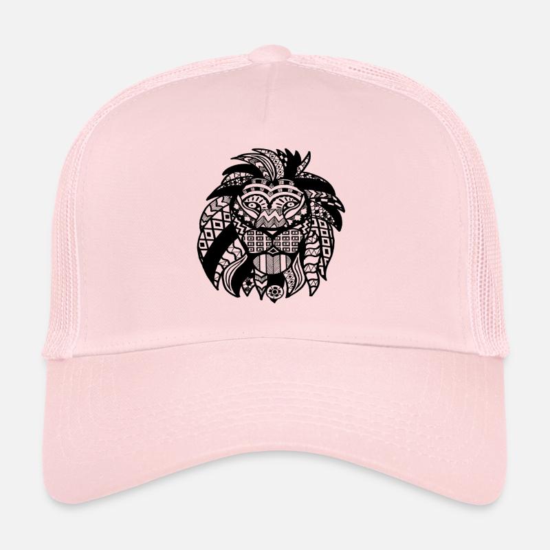 Löwe - Trucker Cap - Hellrosa