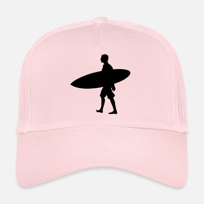 Surfer - Trucker Cap - Hellrosa