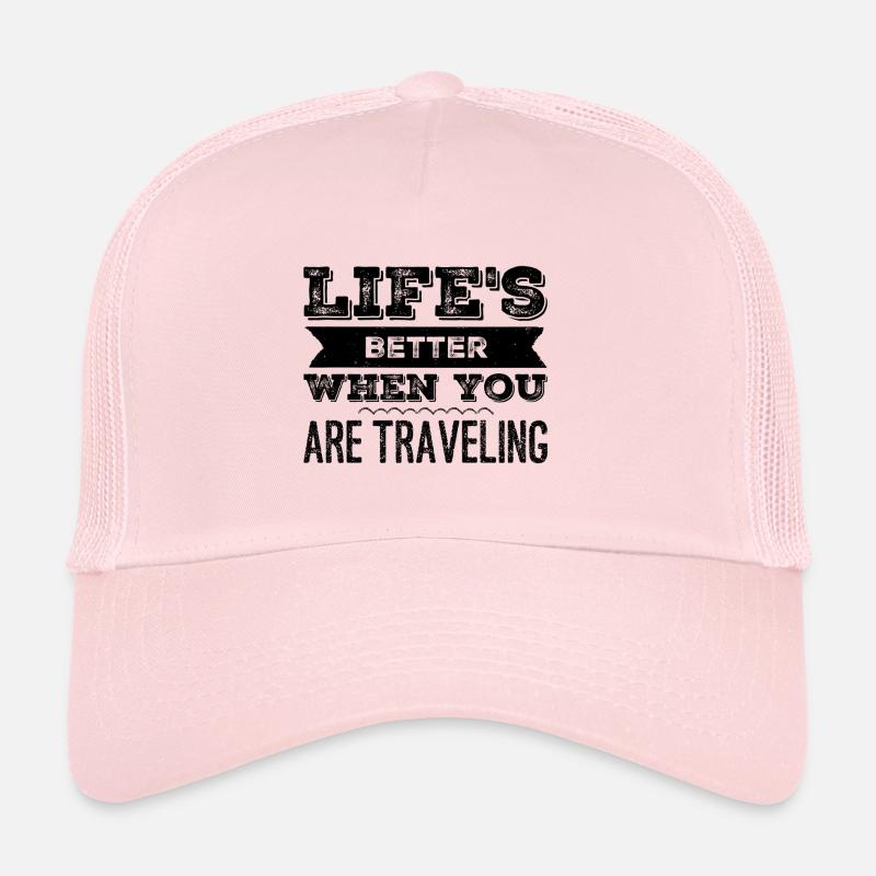 Voyage dans le monde Casquette trucker 