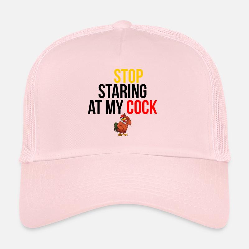 Stop staring at my cock Trucker Cap