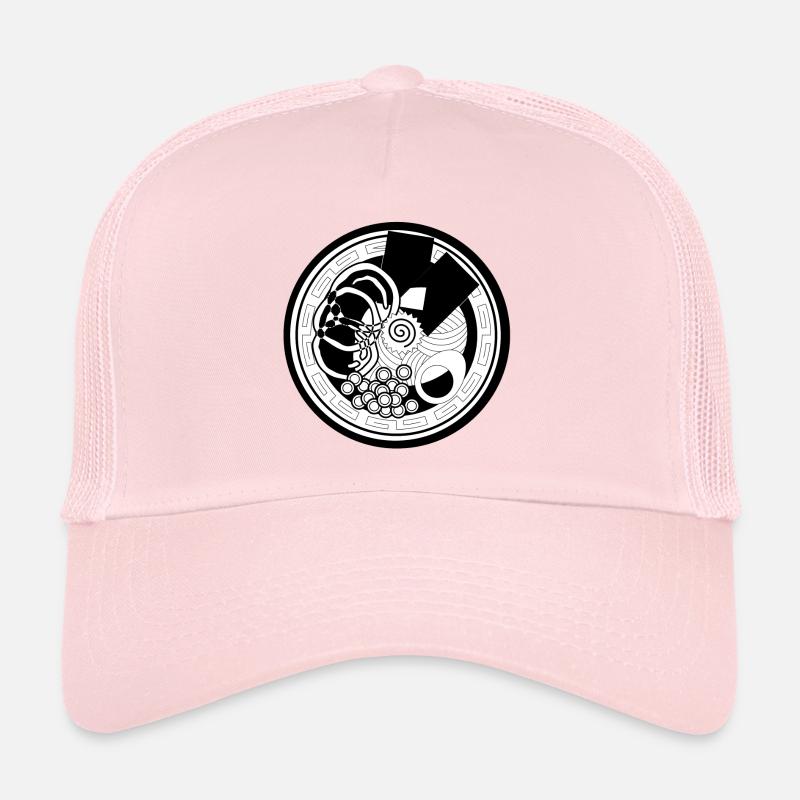 motif japonais Casquette trucker 