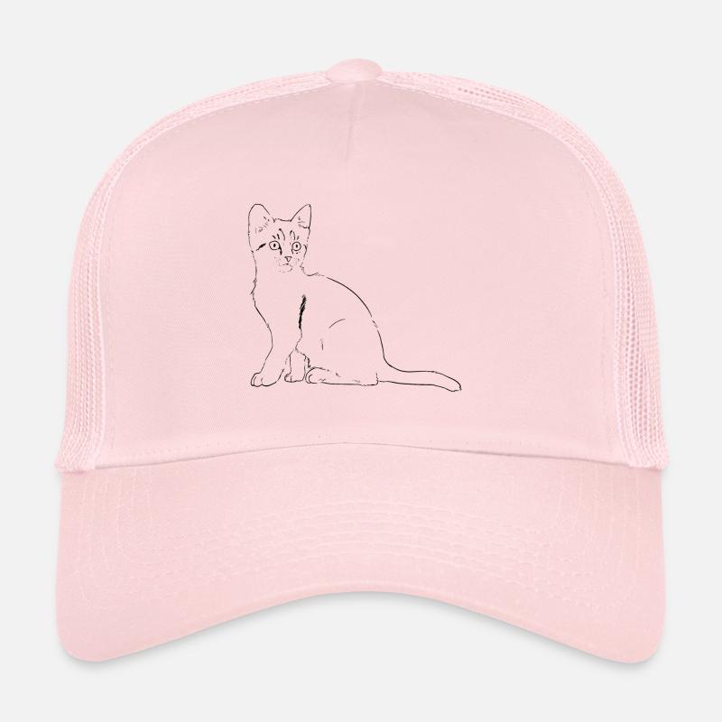 Cat illustration Trucker Cap