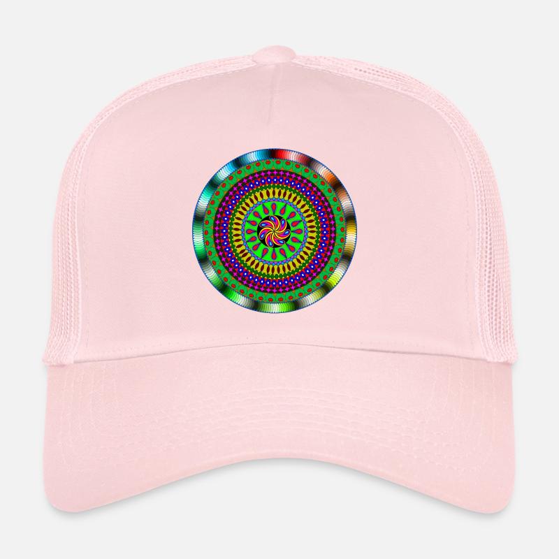 Mandala - Trucker Cap - pale pink