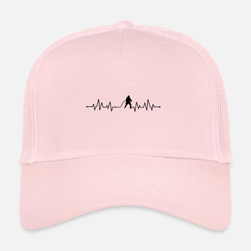 pompier rythme cardiaque Casquette trucker 