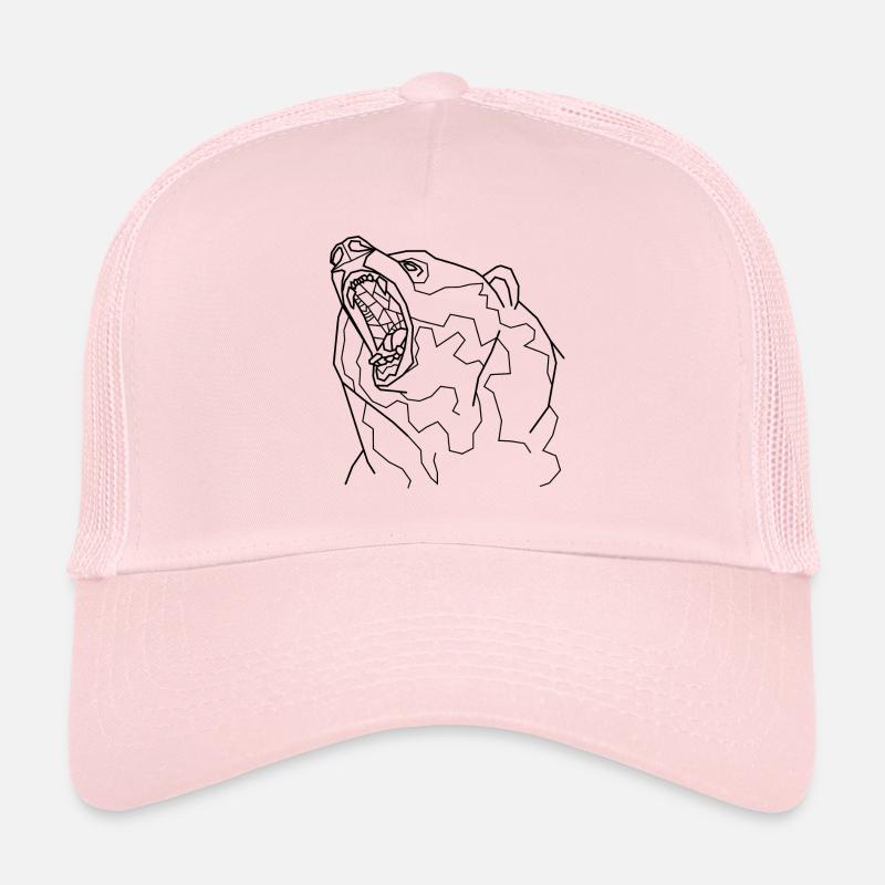 porter - Casquette trucker  - rose pâle
