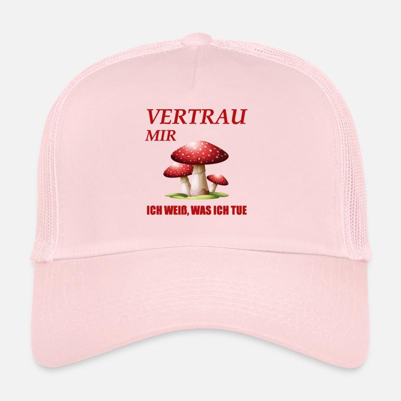 Vertrau mir - ich weiß, was ich tue - Trucker Cap - Hellrosa
