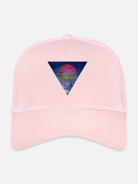 GALAXY BASKET-BALL CADEAU BALLER - Casquette trucker  - rose pâle - Devant