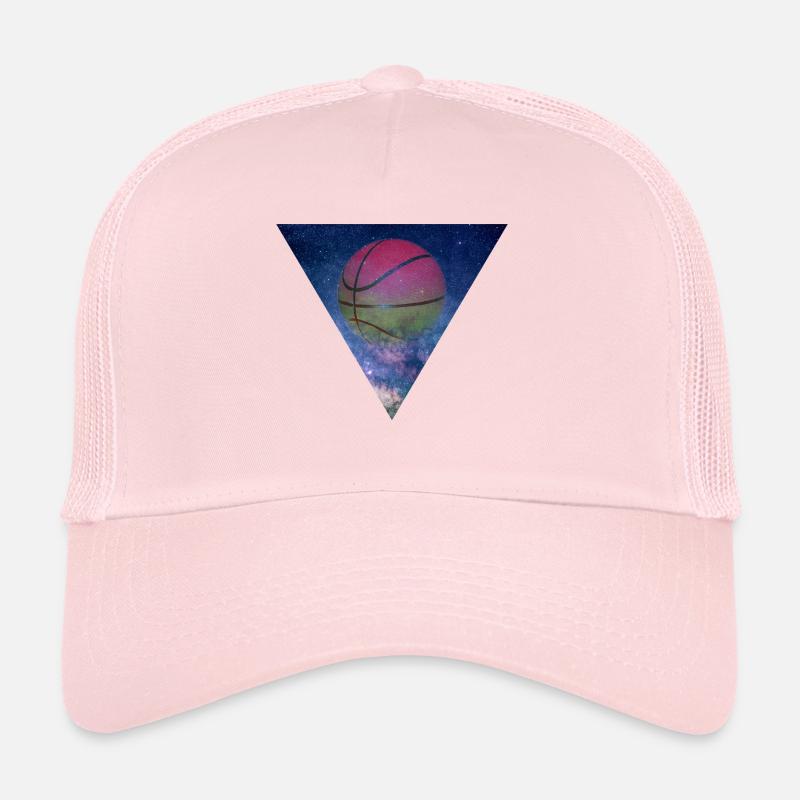 GALAXY BASKETBALL BALLER GIFT - Trucker Cap - pale pink