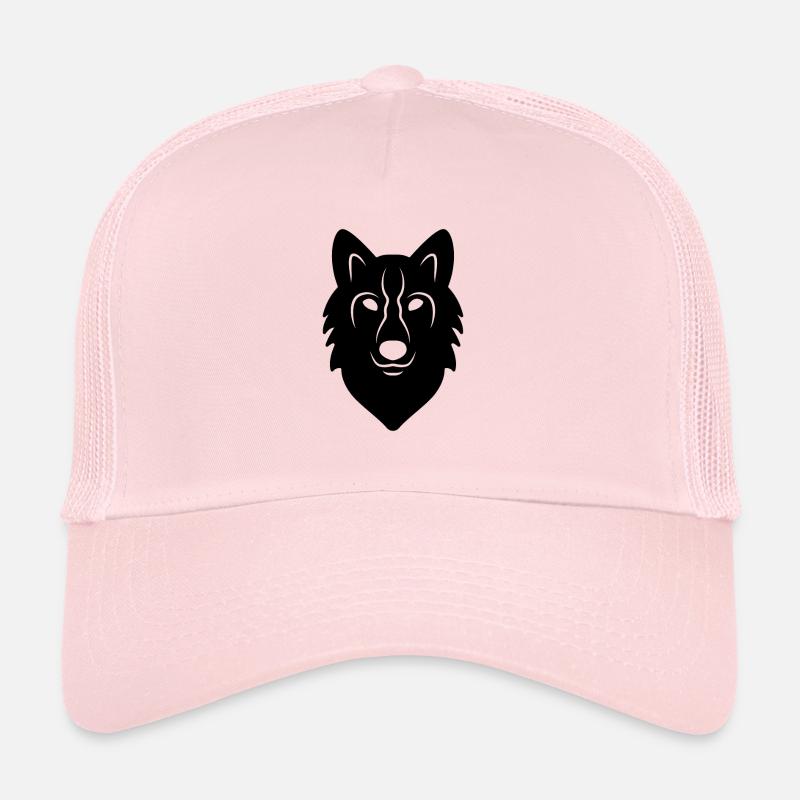 Wolf - Trucker Cap - Hellrosa