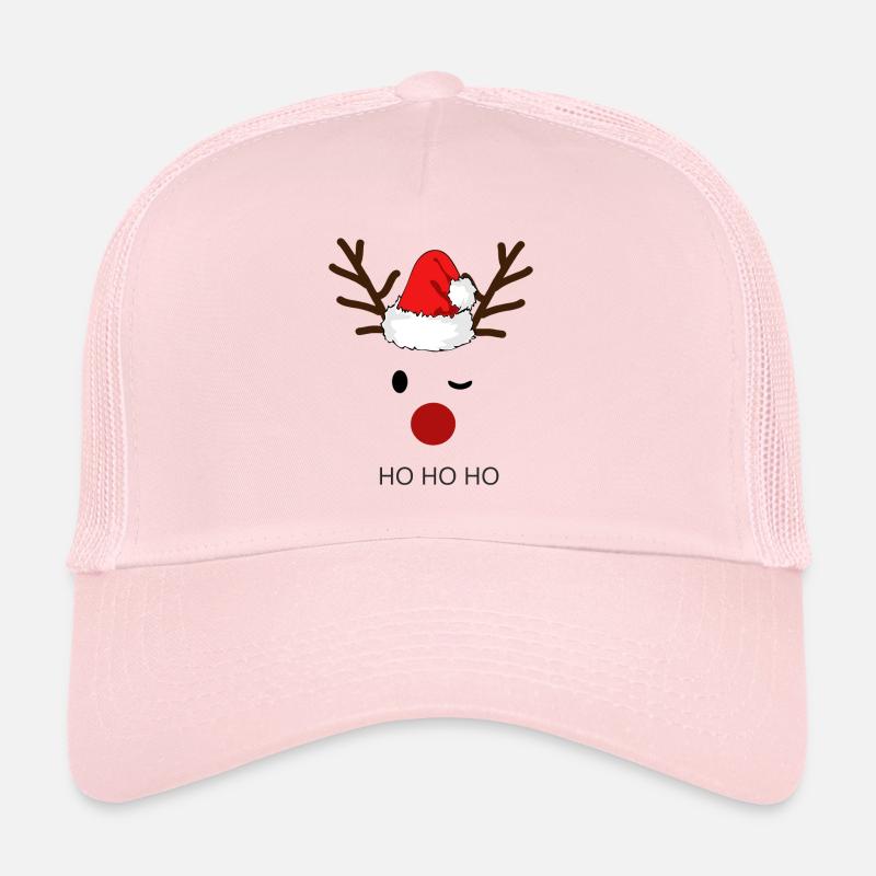 Reindeer Santa Hohoho Trucker Cap