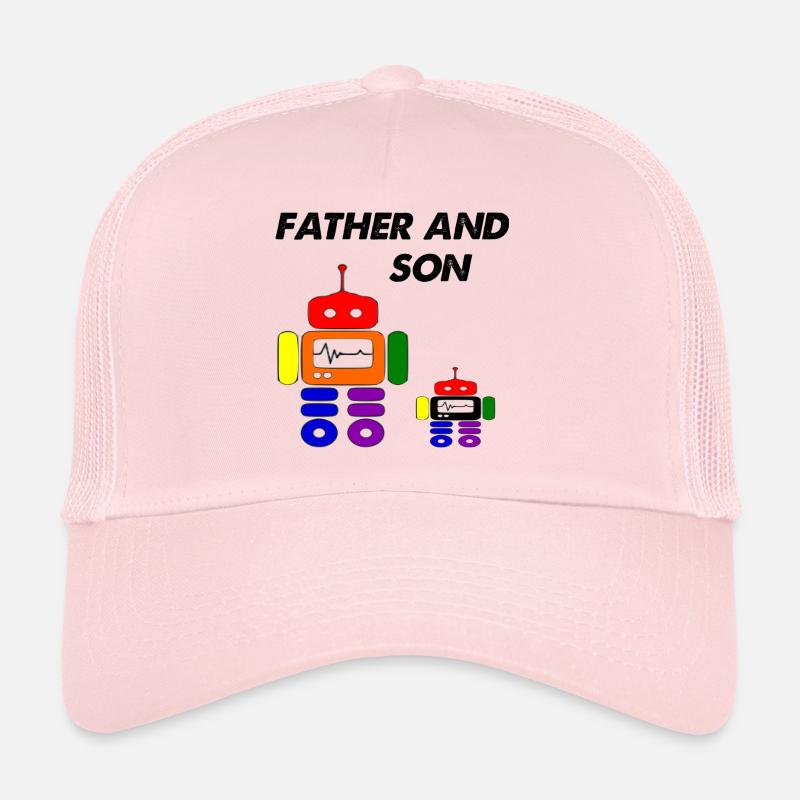 Vater und Sohn - Trucker Cap - Hellrosa