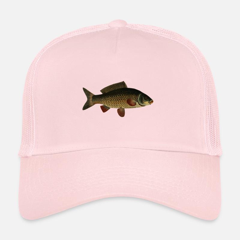 Karpfen Fisch - Trucker Cap - Hellrosa