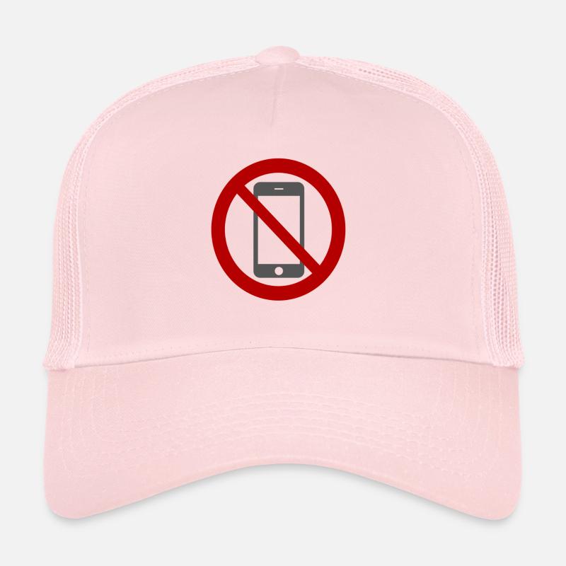 Handy verboten. - Trucker Cap - Hellrosa