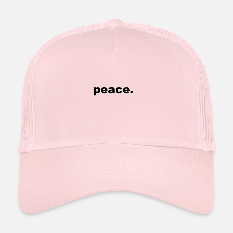 peace - Trucker Cap - Hellrosa