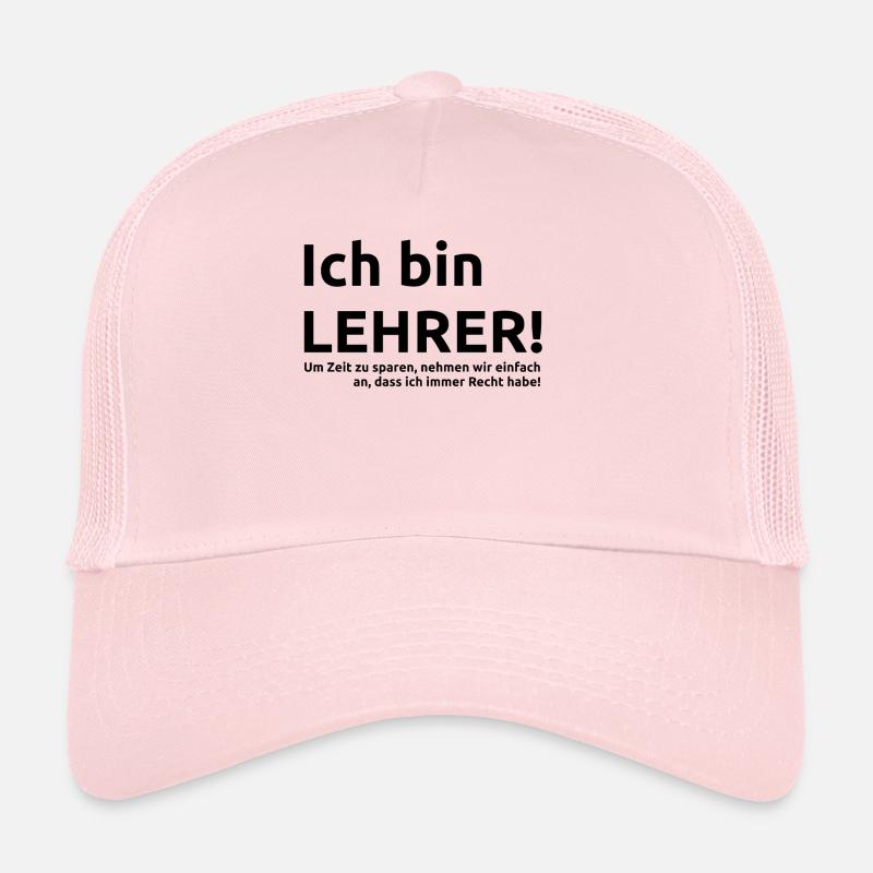 Lehrer Spruch Geschenk Geschenkidee Trucker Cap