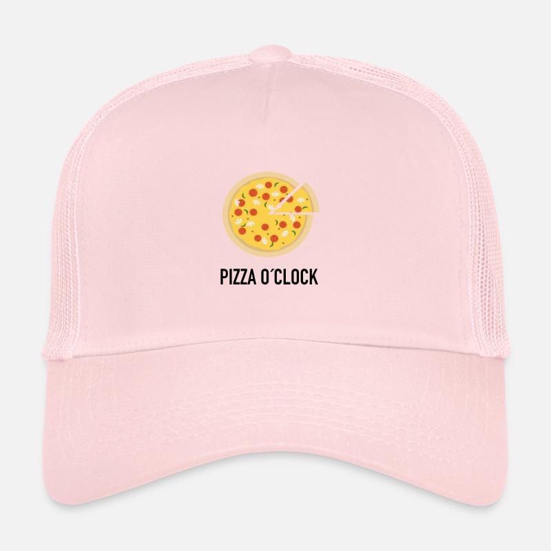 Pizza O´clock Essen als Geschenk Trucker Cap