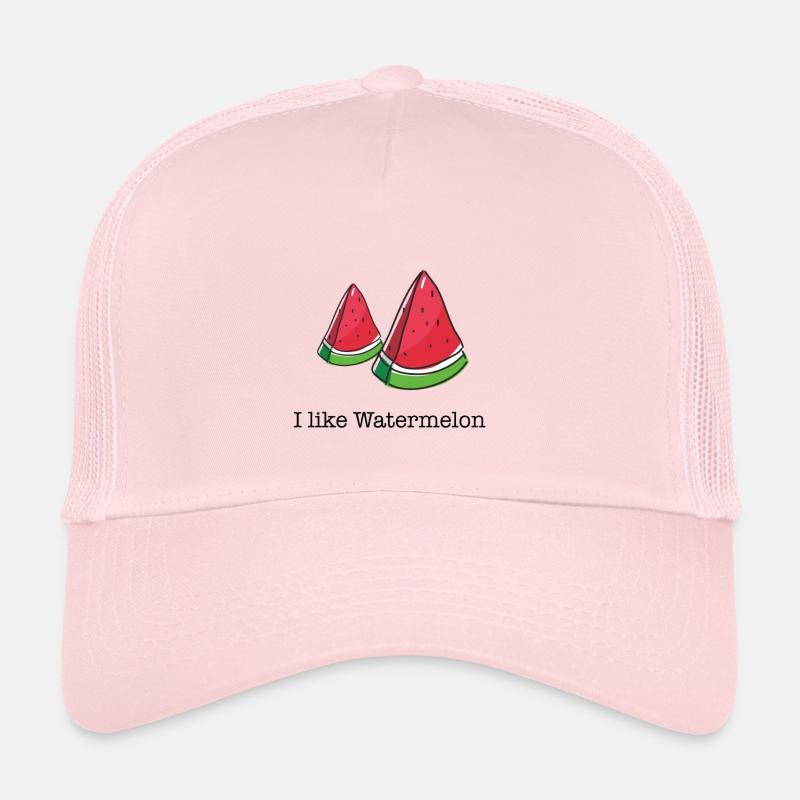 I like watermelon Wassermelonen Geschenk - Trucker Cap - Hellrosa