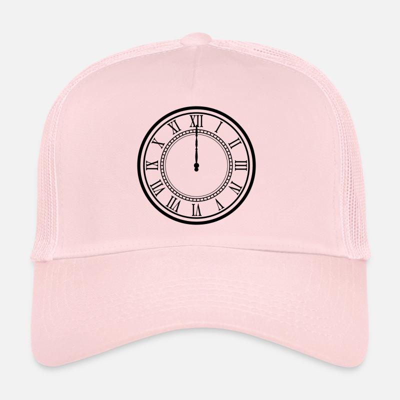 clock watch horloge heure heure Casquette trucker 