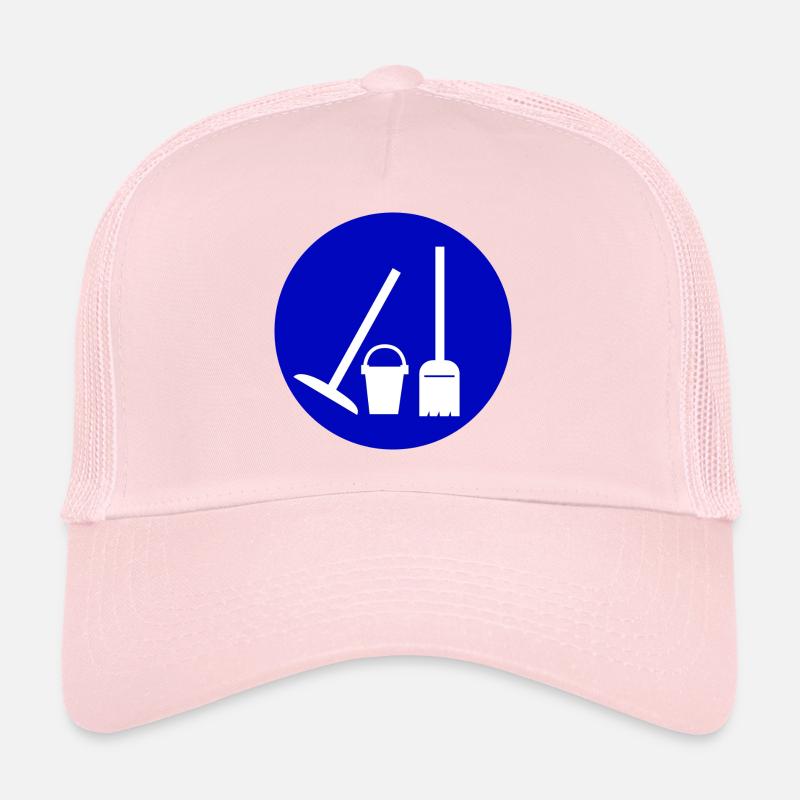 putzen cleaning putzfrau broom wischmop66 Trucker Cap
