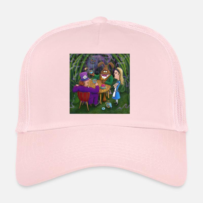 Alice im Wunderland Tee Pary - Trucker Cap - Hellrosa