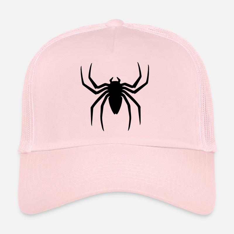 Schwarze Spinne Halloween Geschenkidee Trucker Cap