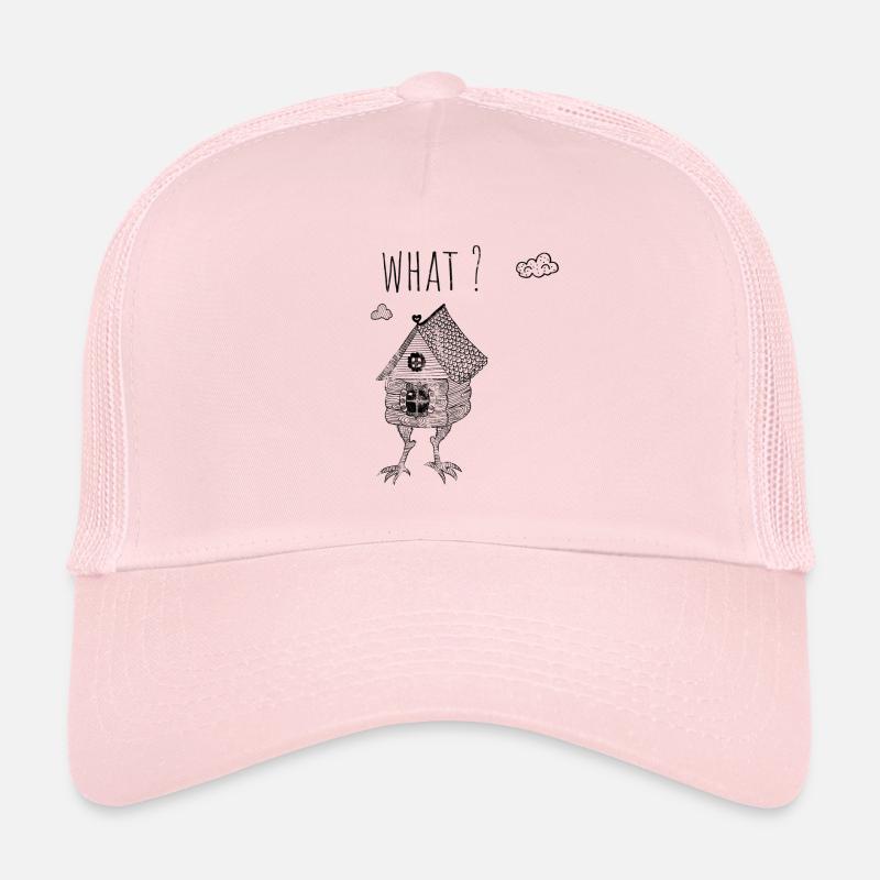 crazy house with chicken legs retro vintage sw Trucker Cap