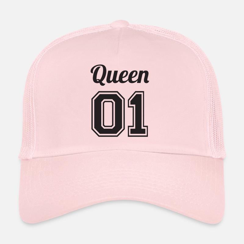 Königin 01 - Trucker Cap - Hellrosa