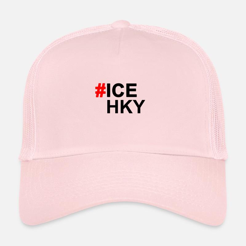 Eishockey - Trucker Cap - Hellrosa