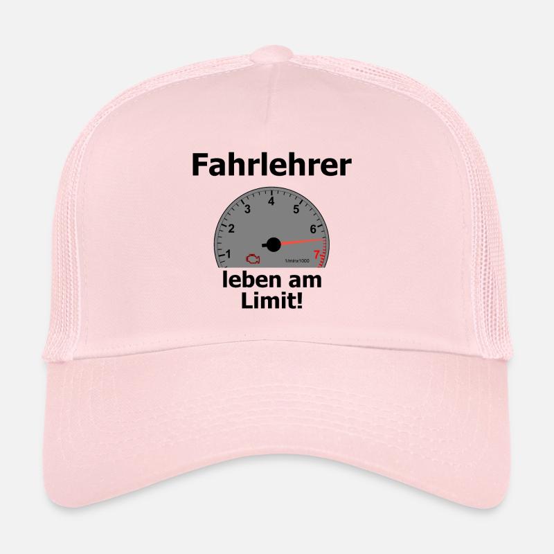 Driving instructors live on the limit Gift Idea Funny Trucker Cap