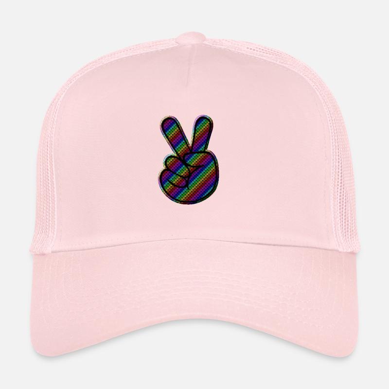 Peace ✌🏻 - Trucker Cap - Hellrosa