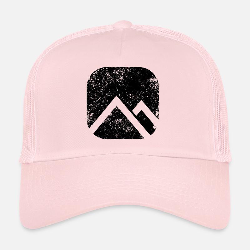 SHAPES FORMEN GRUNGE - Trucker Cap - Hellrosa