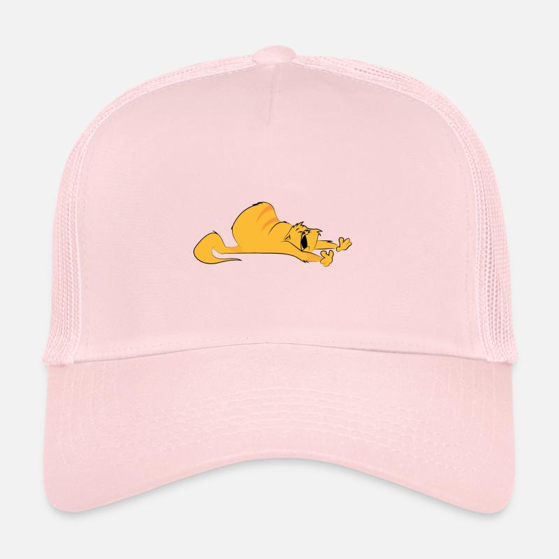 Cat stretches gift pet Trucker Cap