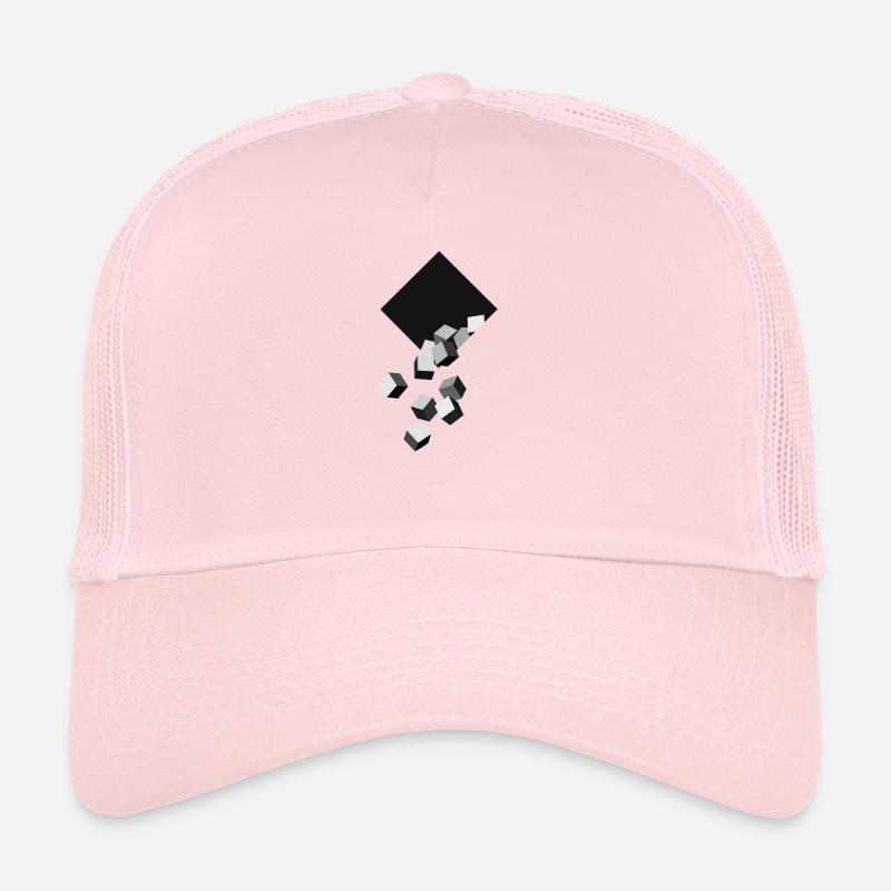 Dés, Carré, Marché noir Casquette trucker 