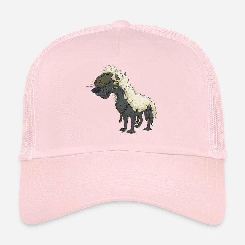 Wolf - Trucker Cap - Hellrosa